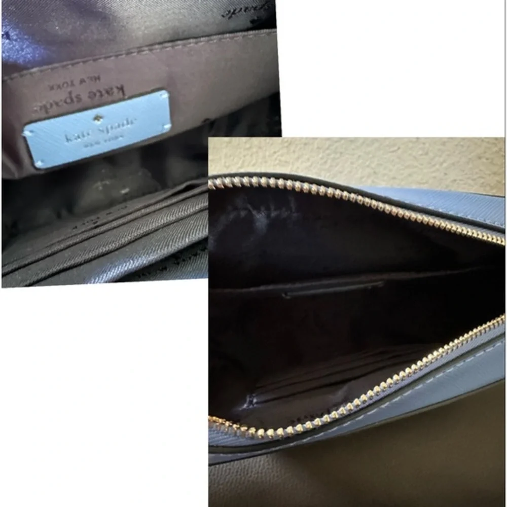 NWT Kate Spade Staci Butterfly Sky Printed Mini Camera Bag‎ Blue Multi